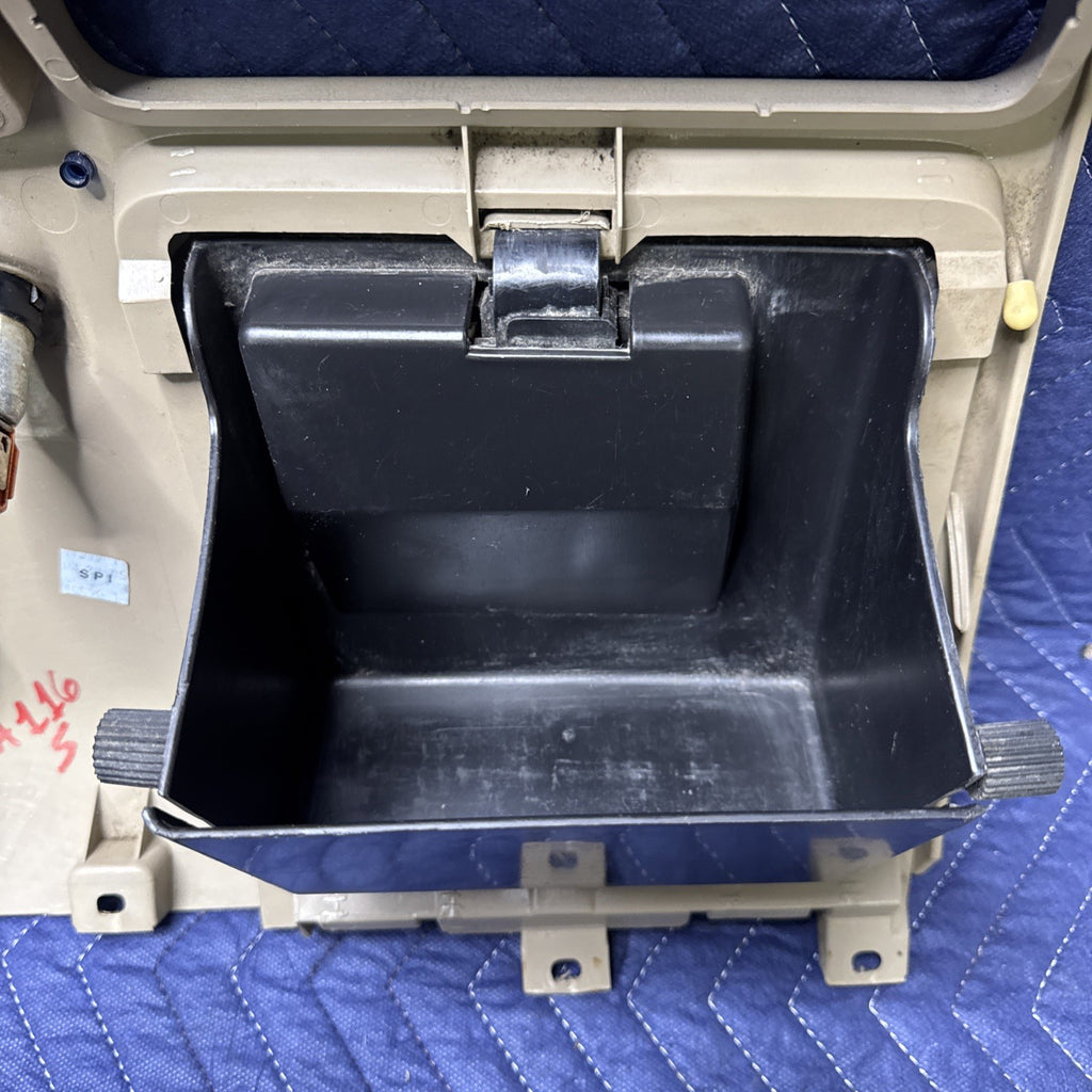 2005-2007 Ford F250 F350 Lower Center Dash Bezel Tan 5C34-2504302-B OEM