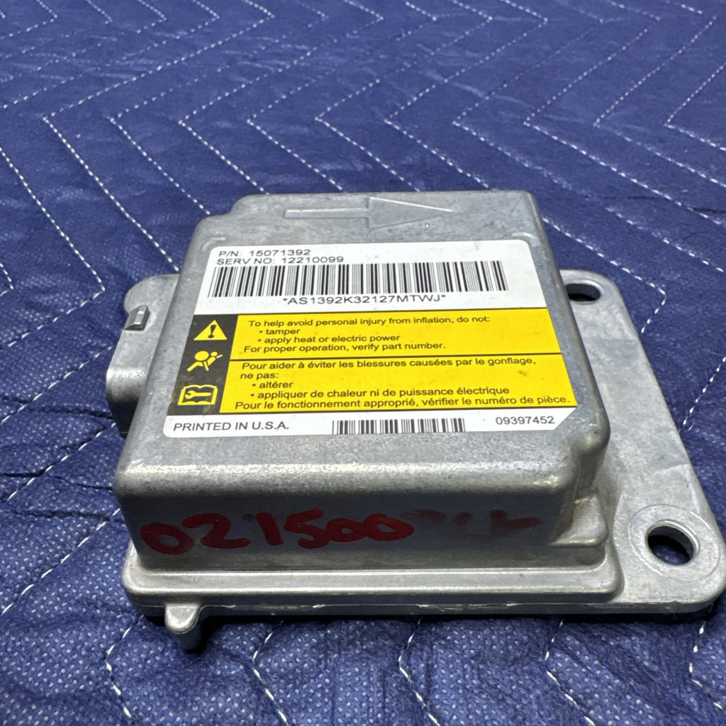 1999-2002 Silverado Sierra Tahoe Yukon SRS Control Module 15071392 OEM