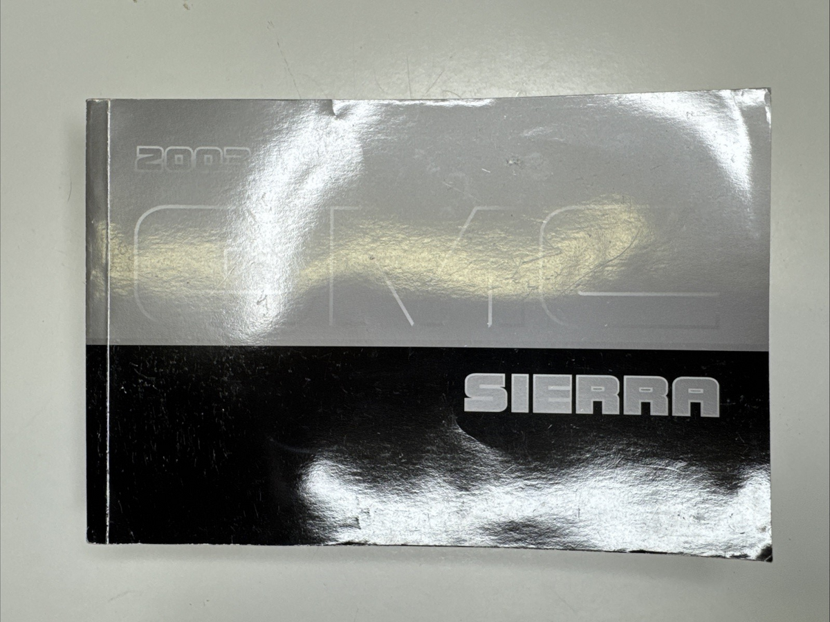 2003 GMC Sierra Owners Manual Portfolio Case Set X2315B OEM Canadian First Editi