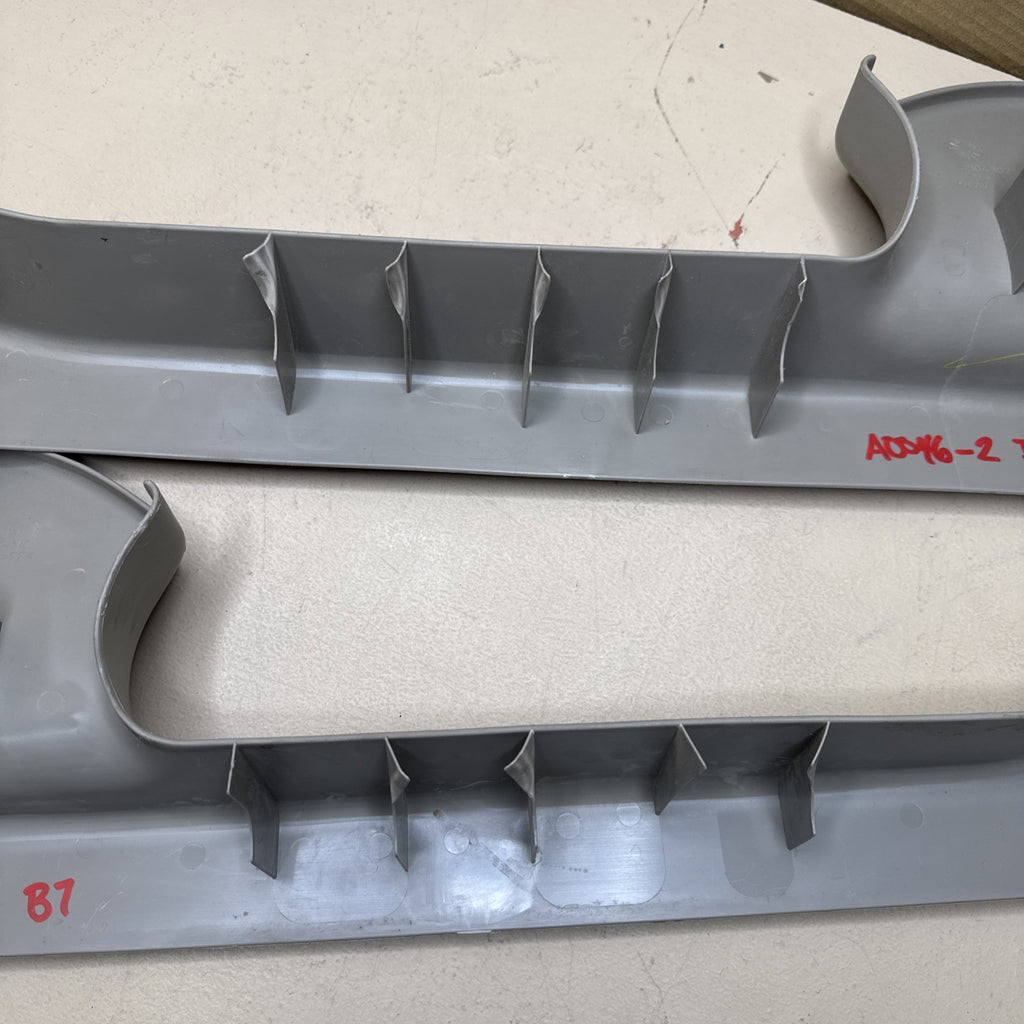 2003–2006 Silverado Sierra Crew Cab Rear Seat Belt Bezels Shale LH RH OEM