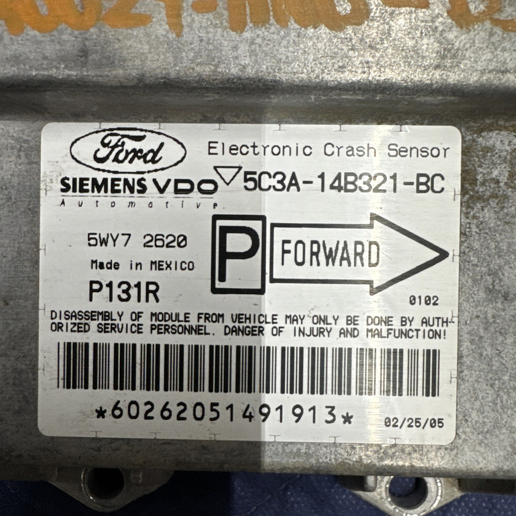 2005–2007 Ford F250 F350 SRS Airbag Control Module 5C3A14B321BC OEM