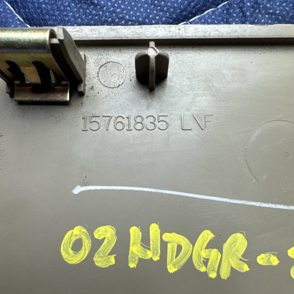 1999-2006 Chevrolet Silverado GMC Sierra Dash End Cap 15761835 Tan OEM