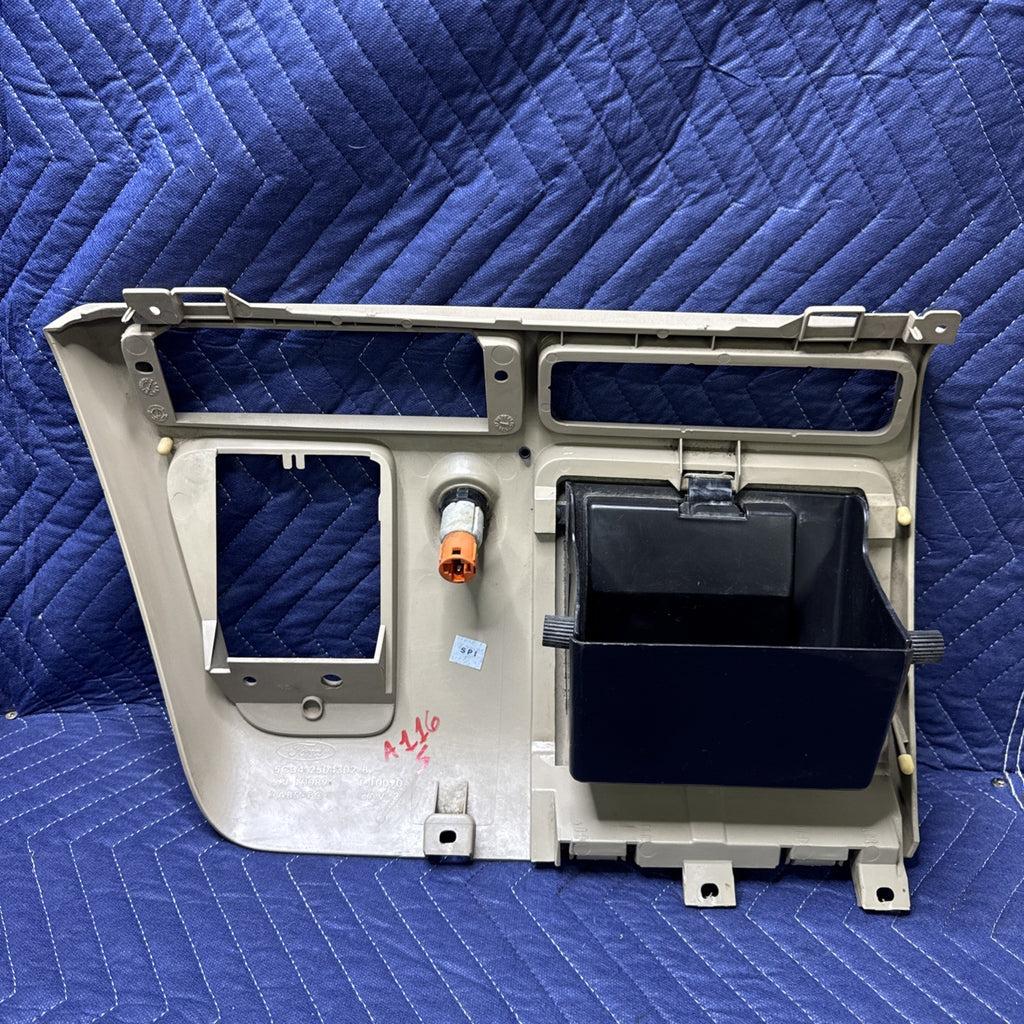 2005-2007 Ford F250 F350 Lower Center Dash Bezel Tan 5C34-2504302-B OEM