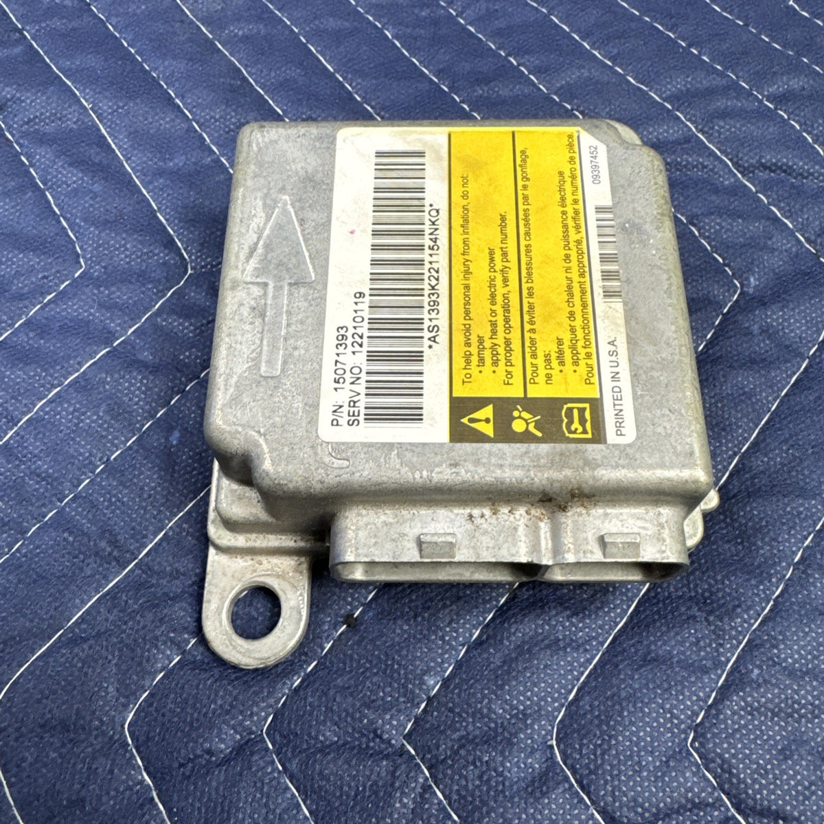 1999-2002 Chevrolet Silverado GMC Sierra SRS Control Module 15071393 OEM