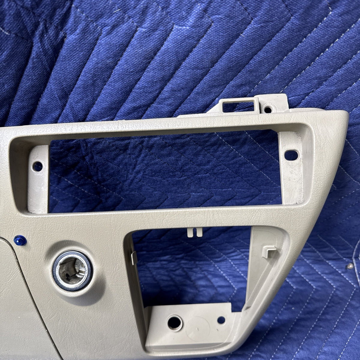 2005-2007 Ford F250 F350 Lower Center Dash Bezel Tan 5C34-2504302-B OEM
