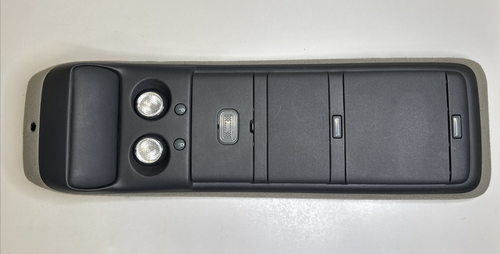 1999-2002 GMC Sierra Silverado Overhead Console Grey Map Lights Sunglasses OEM