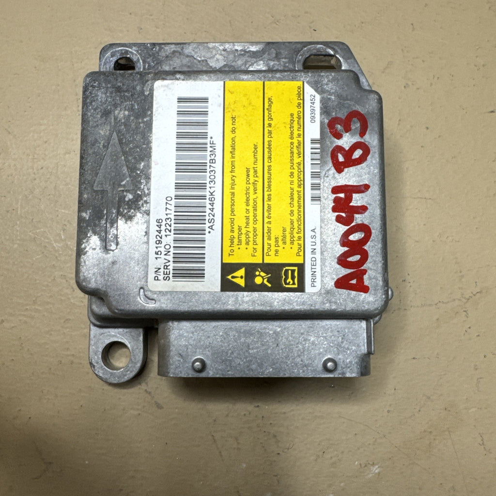1999–2003 Silverado Sierra SRS Control Module 15192446 OEM