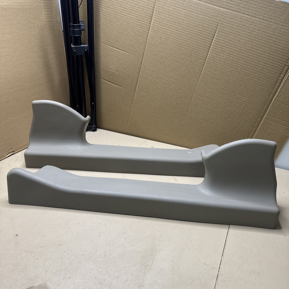 2003–2006 Silverado Sierra Crew Cab Rear Seat Belt Bezels Shale LH RH OEM
